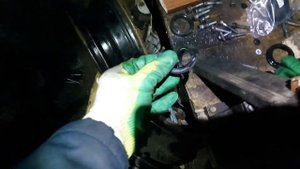 Замена сальников Kawasaki zzr