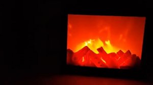 Камин декоративный/светильник камин/светодиодный камин/с имитацией горящих дров и эффектом огня