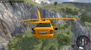 BeamNG.drive ЛЕТАЮЩАЯ LADA PRIORA !!!! ТАКОГО ЕЩЕ НЕ ВИДЕЛИ