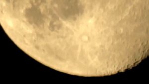 Съёмка луны на компактную камеру SONY DBC-HX300