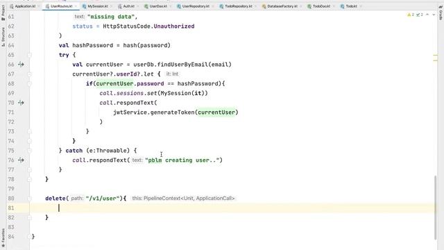 ? ToDo Rest Api with Authentication in Ktor | Hindi?. | JWT Authentication | Android✅ | part -4??? смотреть онлайн