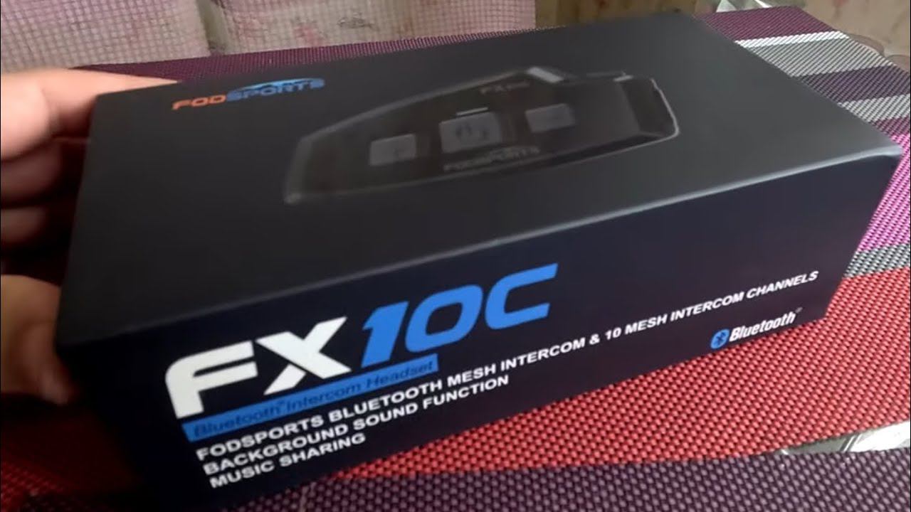 Fodsports FX10C гарнитура с Mash связью распаковка