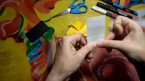 Энгри Бердс птичка оригами из бумаги.Легкие идеи для оригами