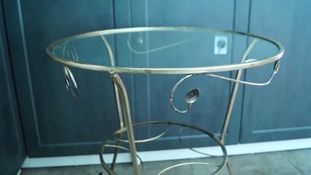 Стеклянный журнальный столик Ciofeno. Купить кованный круглый стол в Калининграде и области смотреть онлайн