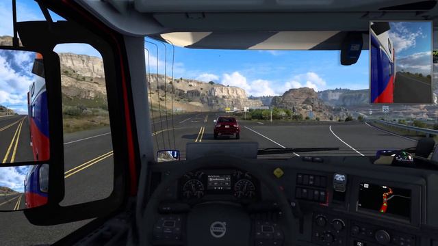 American Truck Simulator рейс в Траки