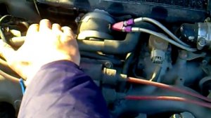 Так стучит шатун в двс Субару EJ20G (разбит шатунный вкладыш)