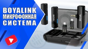 BOYALINK | Беспроводная компактная микрофонная система 2.4G начального уровня