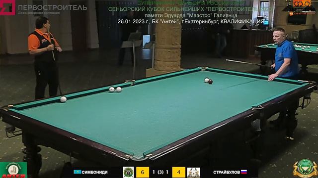 Симеониди Ю. (Караганда) - Страйбулов А. (Лахденпохья). Суперфинал "Сеньоры России 2022" смотреть онлайн