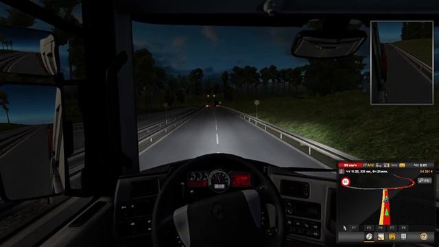 Euro Truck Simulator 2 рейс на renault