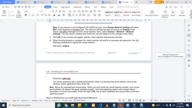 CISCO CyberOps 1 1 5 Lab Installing the Virtual Machines ILM CyberOps Labs смотреть онлайн