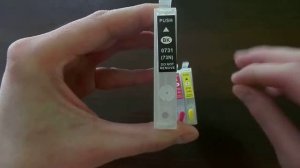 Перезаправляемые картриджи Epson Stylus TX550W с чипами