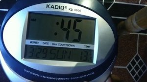 KADIO 3806 WALL WATCH RESETTING PART 2 (AM/PM)