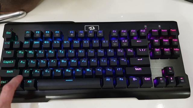 Механическая игровая клавиатура Redragon Visnu обзор - отзыв в Плеер.Ру. смотреть онлайн
