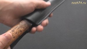 Нож Бурятский средний (Карельская береза, 100Х13М) - www.nozh74.ru
