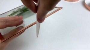 Пробую ПАЯТЬ! ?⭐️ Как сделать МЕДНУЮ РАМКУ для ГЕРБАРИЯ? ⭐️ Pressed Flower STAINED GLASS