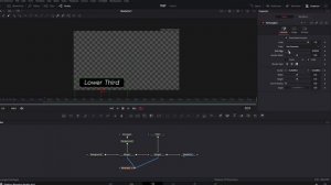 Анимация плашки с текстом в DaVinci Resolve 18