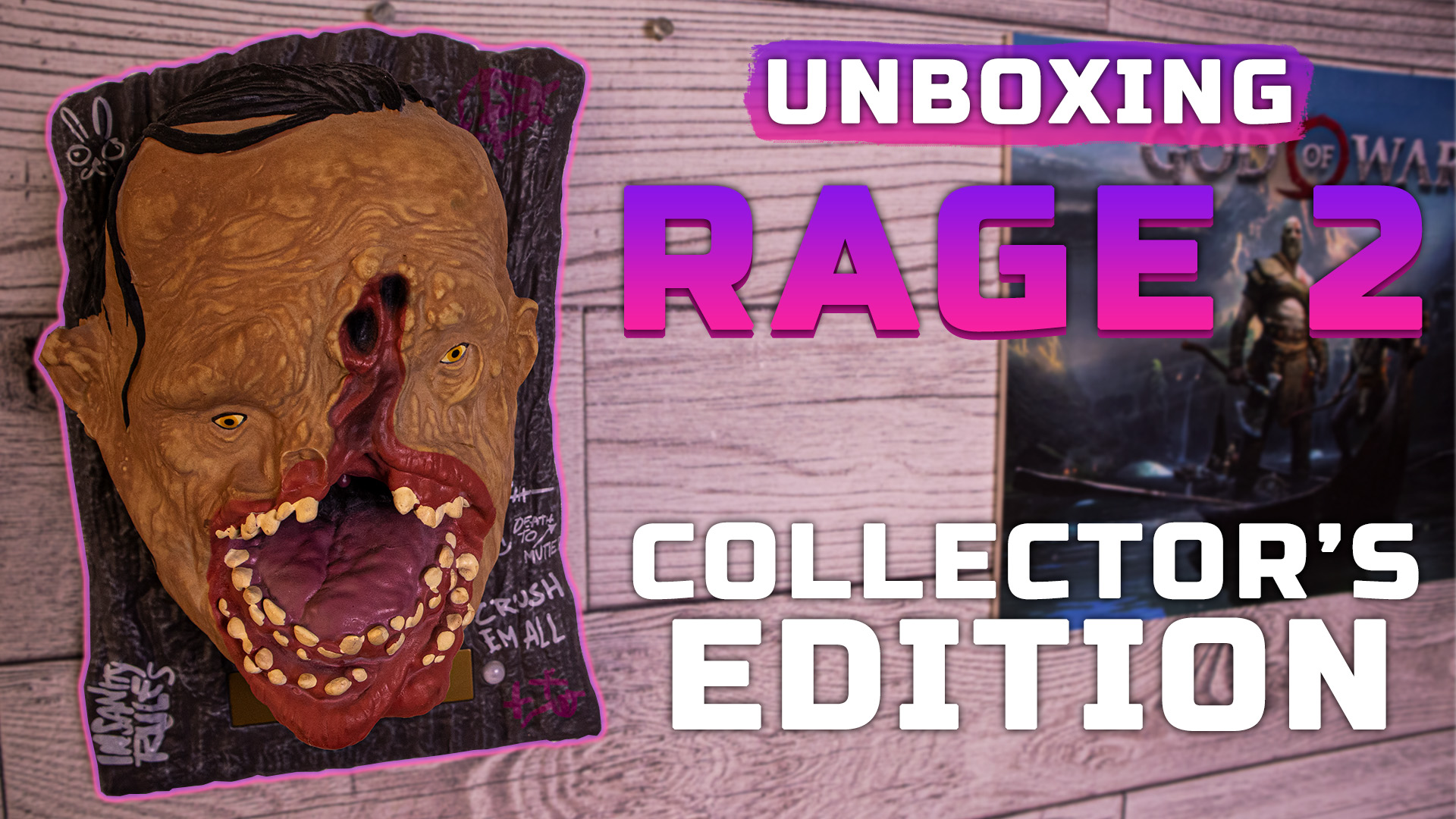 UNBOXING коллекционки Rage 2 Collector's Edition | Голова Дробаша