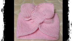 Как связать повязку на голову спицами. Солоха