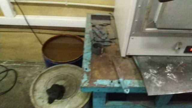 Закалка матрицы гранулятора. Часть №1. смотреть онлайн