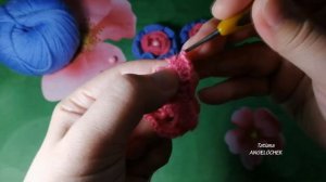 МК Цветок/Вяжем цветы крючком бесплатный мастер класс