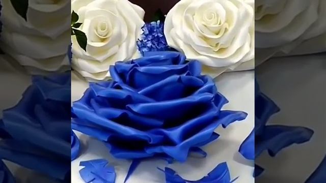 Синяя роза из изолона смотреть онлайн