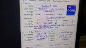 Intel i9 14900KF CPU Overclock Settings, Cinebench 2024 & 3DMARK Time Spy Scores Asus Strix RTX 409