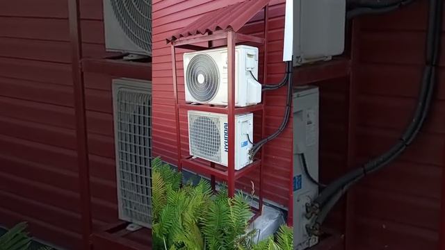 Установка кондиционеров в каркасном доме.