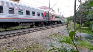 ДМ62-1779 ЭП1-100 и Тэп70бс-239 с поездом Мурманск-Москва.