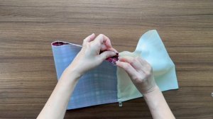 DIY drawstring gift bag | How to make Christmas drawstring bag