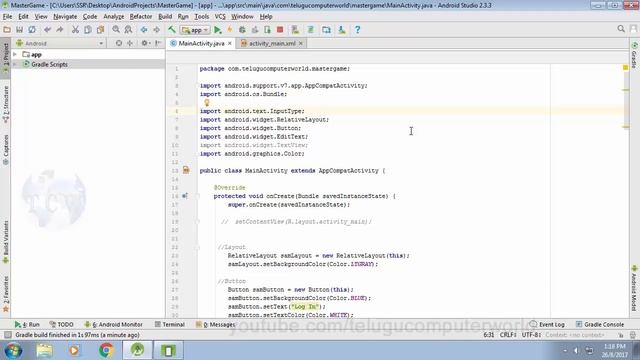 Android Development Tutorials in Telugu - Lesson 5 | User Interface with Java Part 2 смотреть онлайн