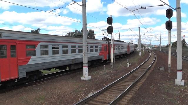 Электропоезд ЭД4М-0138 станция Перово смотреть онлайн