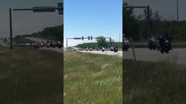 Funeral procession for Zach "Mite-Be" Sparkman GBNF C-City 216