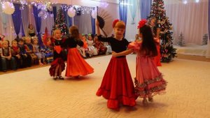 Испанский танец в детском саду.