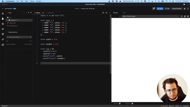 Data Visualization with D3, React, visx and Typescript: 7 - D3 Axes смотреть онлайн