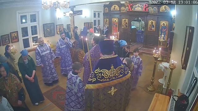 Неделя 1-ая ВП. Торжество Православия. Всенощное бдение. 12.03.2022 смотреть онлайн
