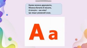 1 клас. Навчання грамоти (читання). Урок 16. Тема: Звук [а]. Буква а, А.