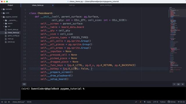 Библиотека Pygame #8. События клавиатуры и текстовые поля | Pygame с нуля смотреть онлайн