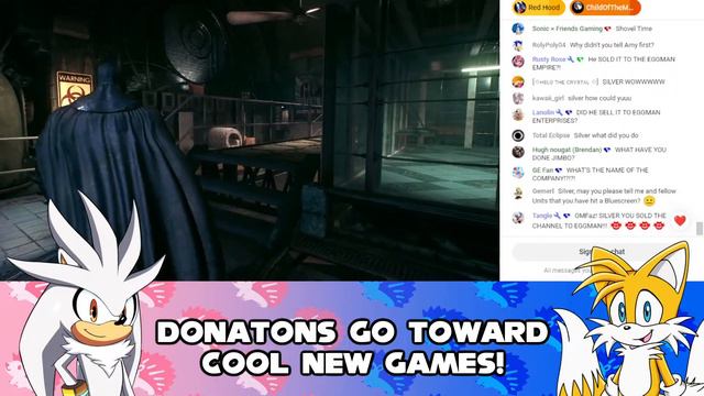 Silver's Reveal - Tails and Silver Play Batman: Arkham Knight LIVE (Tails Tuesday) смотреть онлайн