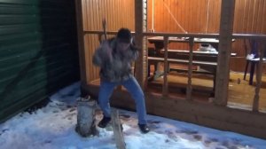 Топор из кованной стали 9ХС