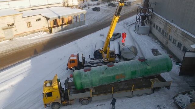 Ливневое очистное сооружение ЛОС МАГНАТ производительностью 40м3/ч смотреть онлайн