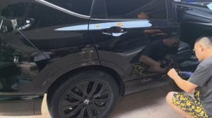 Honda Breeze awd black edition оклейка бронепленкой