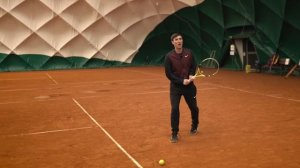 ОТКРЫТАЯ СТОЙКА СЛЕВА В ТЕННИСЕ.ОБУЧЕНИЕ