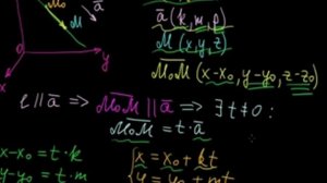 §49 Параметрические уравнения прямой