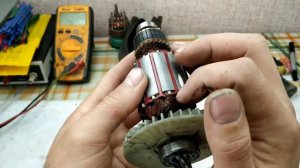 Разновидности неиправностей якорей (роторов) коллекторных моторов.