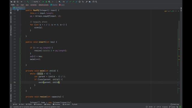 Heap Data Structure[Part-2] | Priority Queue Insert & DeleteMax Implementation | Java