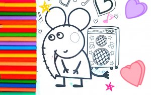 Свинка Пеппа - раскраска для детей | Видео Для Детей | Мультики с игрушками | Учим цвета |