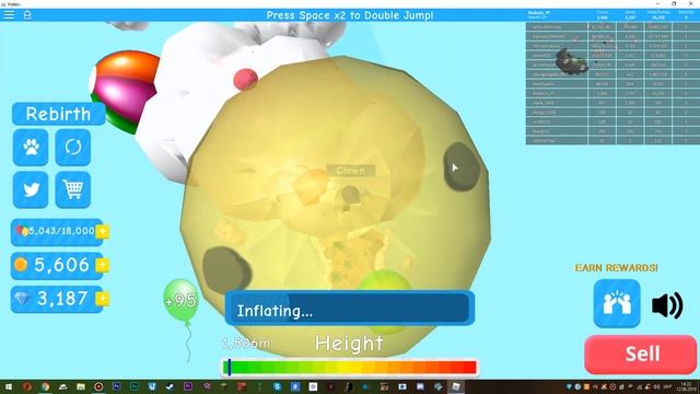 Роблокс Симулятор шарика! Надул шарик и нашел динозавров! смотреть онлайн