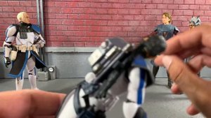 Star Wars Black Series Arc Trooper Echo Clone Wars Action Figure Review