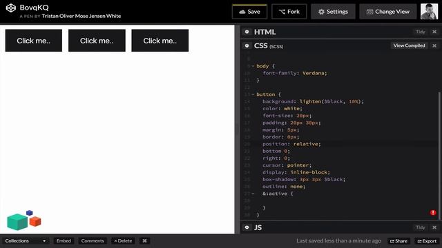 Quick Code - CSS 3D Buttons