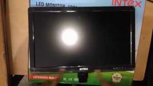 Intex LED Monitor 1901 Review and Unboxing